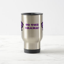 AINSI LE DRAME ! masques de w/purple Mug