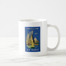Air France AMERIQUE DU NORD Mugs À Café