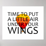 Air SUPÉRIEUR sous vos ailes Affiches