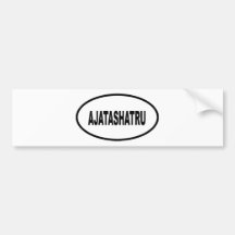 AJATASHATRU AUTOCOLLANT POUR VOITURE