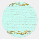 Ajouter vintages romantiques de Regency aux roses Autocollants
