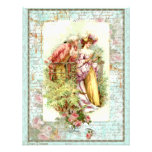 Ajouter vintages romantiques de Regency aux roses Faire-part Personnalisables