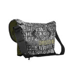 Ajoutez le sac nommé d'olive de code d'alphabet sacoche