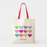 Ajoutez votre coeur de sueur de nom sacs