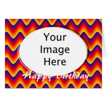 Ajoutez votre joyeux anniversaire de photo carte de vœux
