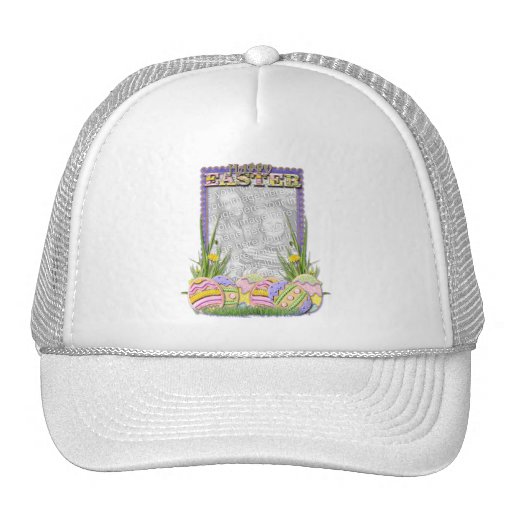 AJOUTEZ VOTRE PHOTO - biscuits d'oeuf de pâques Casquette