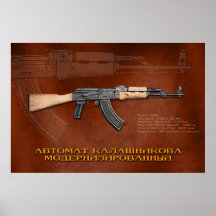 AKM russe Affiches