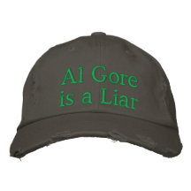 Al Gore est un MENTEUR Casquette Brodée