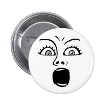 ALARMÉ ! - Blanc Badge