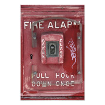 Alarme d'incendie  tirage photo