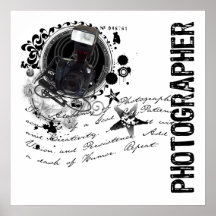 Alchimie de la photographie (photographe) affiche