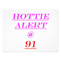 Alerte de 91 Hottie Invitations Personnalisables