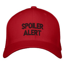 Alerte de spoiler casquettes brodées