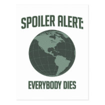 Alerte de spoiler de la terre : Tout le monde meur cartes postales