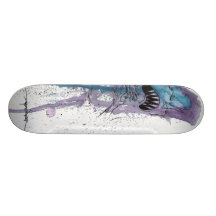 Alex Pardee "Heartburn " Planches À Roulettes Customisées