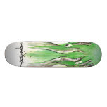 Alex Pardee "Lazyface toxique " Planches À Roulettes Customisées