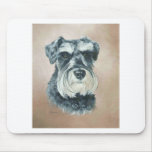 Alfie - schnauzer miniature tapis de souris