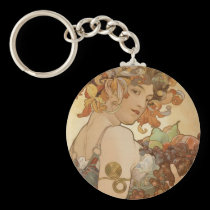 Alfons Mucha - fruit porte-clés