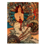 Alfons Mucha Monaco Monte Carlo Carte Postale