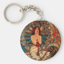 Alfons Mucha Monaco Monte Carlo Porte-clef