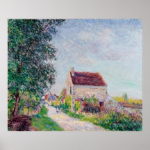 Alfred Sisley - huile de Le village des Sablons 18 Affiches