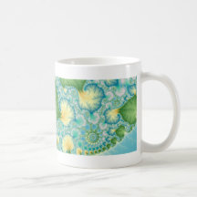 Algues - fractale tasse à café