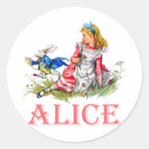 ALICE AU PAYS DES MERVEILLES ADHÉSIF