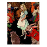 Alice au pays des merveilles carte postale