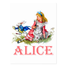 ALICE AU PAYS DES MERVEILLES CARTES POSTALES