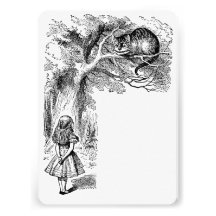 Alice au pays des merveilles ; Chat de Cheshire av Invitation Personnalisée