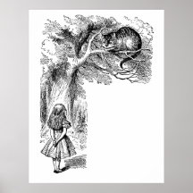 Alice au pays des merveilles ; Chat de Cheshire av Posters