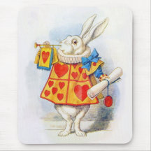 Alice chez le lapin blanc Mousepad du pays des mer Tapis De Souris