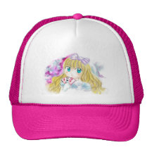 Alice dans la version Kawaii d'Anime de Manga du p Casquettes