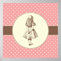 Alice en pois du pays des merveilles posters