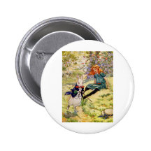 ALICE ET LE LAPIN BLANC BADGE