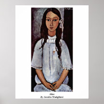 Alice par Amedeo Modigliani Affiche