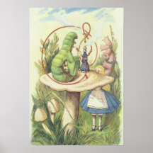 Alice rencontre Caterpillar Affiches