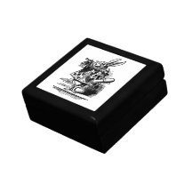 Alice vintage au pays des merveilles, héraut blanc coffrets cadeaux