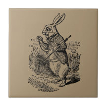 Alice vintage au pays des merveilles la montre bla carreaux