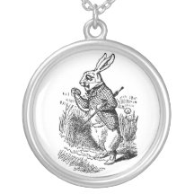 Alice vintage au pays des merveilles la montre bla pendentif