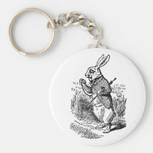 Alice vintage au pays des merveilles la montre bla porte-clef