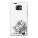 Alice vintage au pays des merveilles recherchant l coques galaxy s2