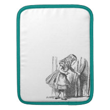 Alice vintage au pays des merveilles recherchant l poches iPad