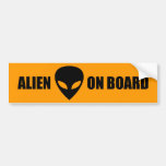 Alien à bord autocollants pour voiture