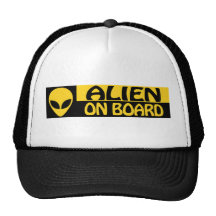 ALIEN À BORD CASQUETTES DE CAMIONNEUR