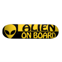 ALIEN À BORD SKATEBOARD CUSTOMISABLE