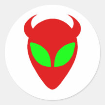 Alien mauvais autocollants