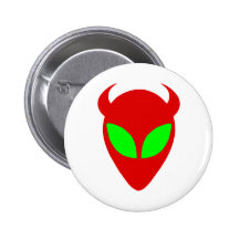 Alien mauvais pin's avec agrafe