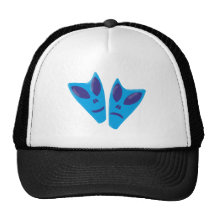 Alien théâtres comédie tragédie comedy tragedy casquette de camionneur