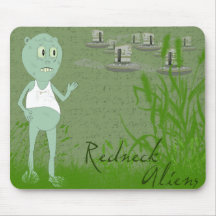 Aliens drôles Mousepad de plouc Tapis De Souris